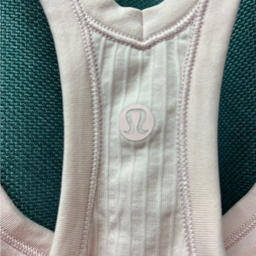 Lululemon Ebb To Street Tank II in Light Pink Size 6